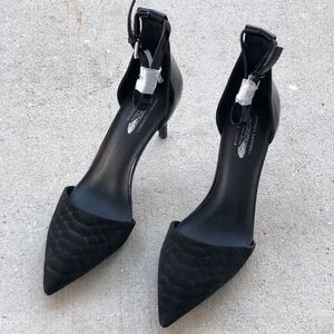 Free People X Jeffrey Campbell Suede Heels